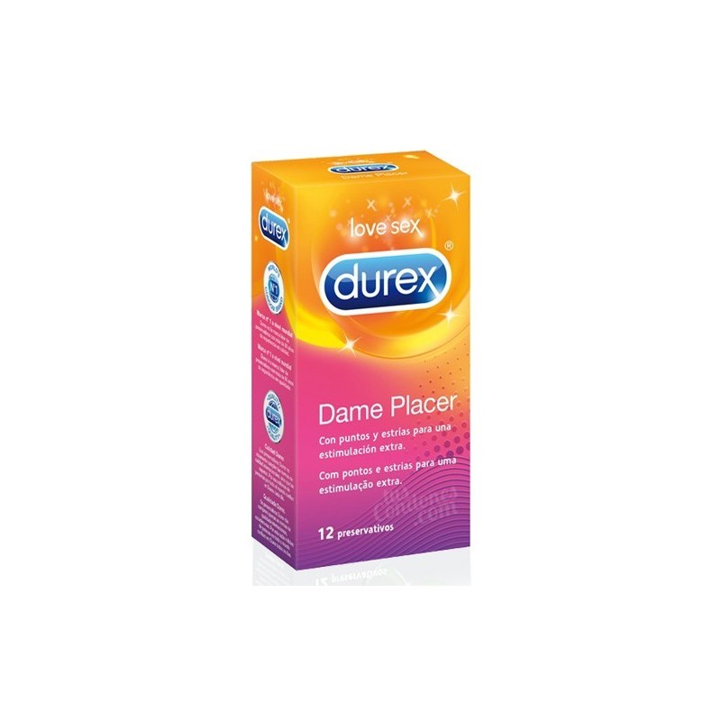 Preservativos estimulantes Durex Pleasuremax de 12 uds