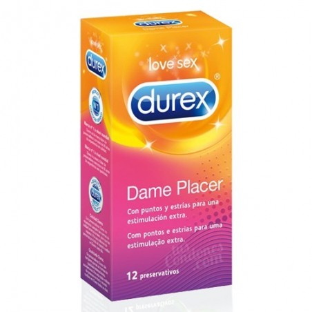 Preservativos estimulantes Durex Pleasuremax de 12 uds