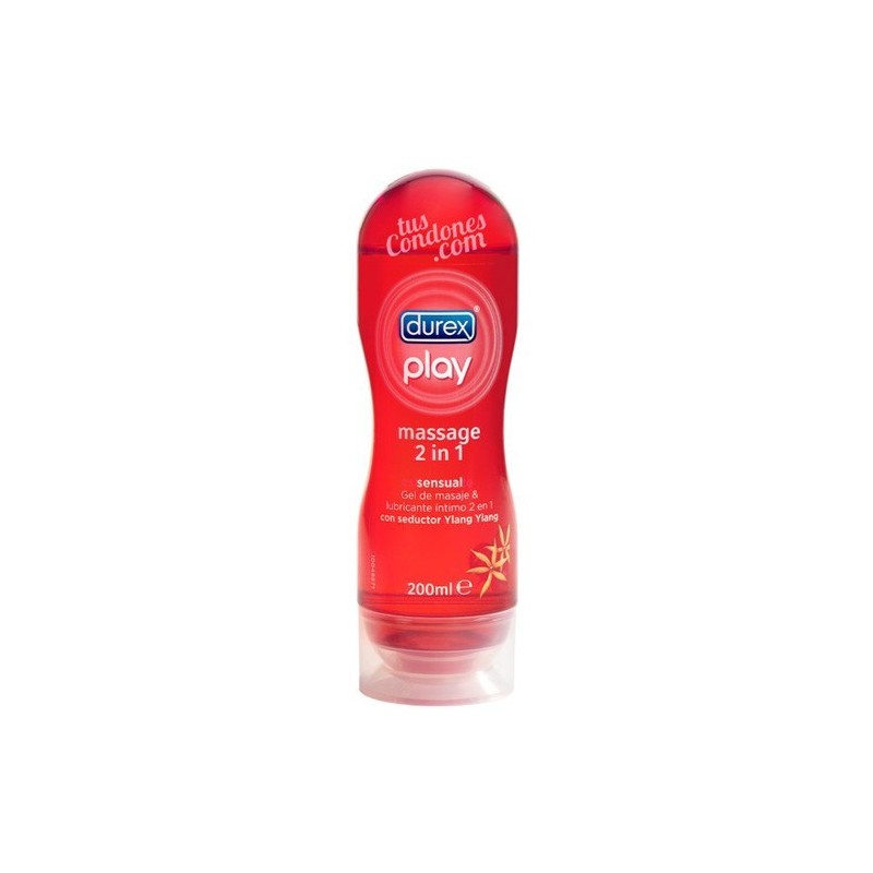 Lubricante para masajes sensual de Durex Play 200 ml