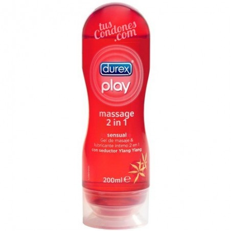 Lubricante para masajes sensual de Durex Play 200 ml