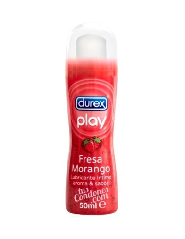 Lubricante comestible sabor fresa de Durex 50 ml