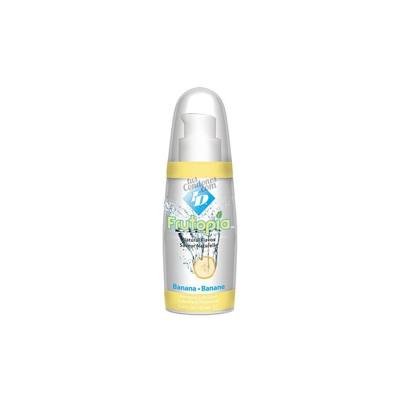 Lubricante sabor Banana de la marca Id Frutopía 100 ml