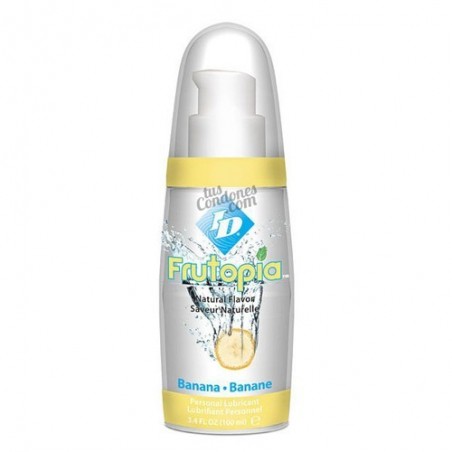 Lubricante sabor Banana de la marca Id Frutopía 100 ml