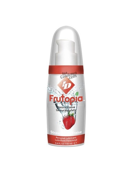 Lubricante sabor fresa de la marca Id Frutopía 100 ml