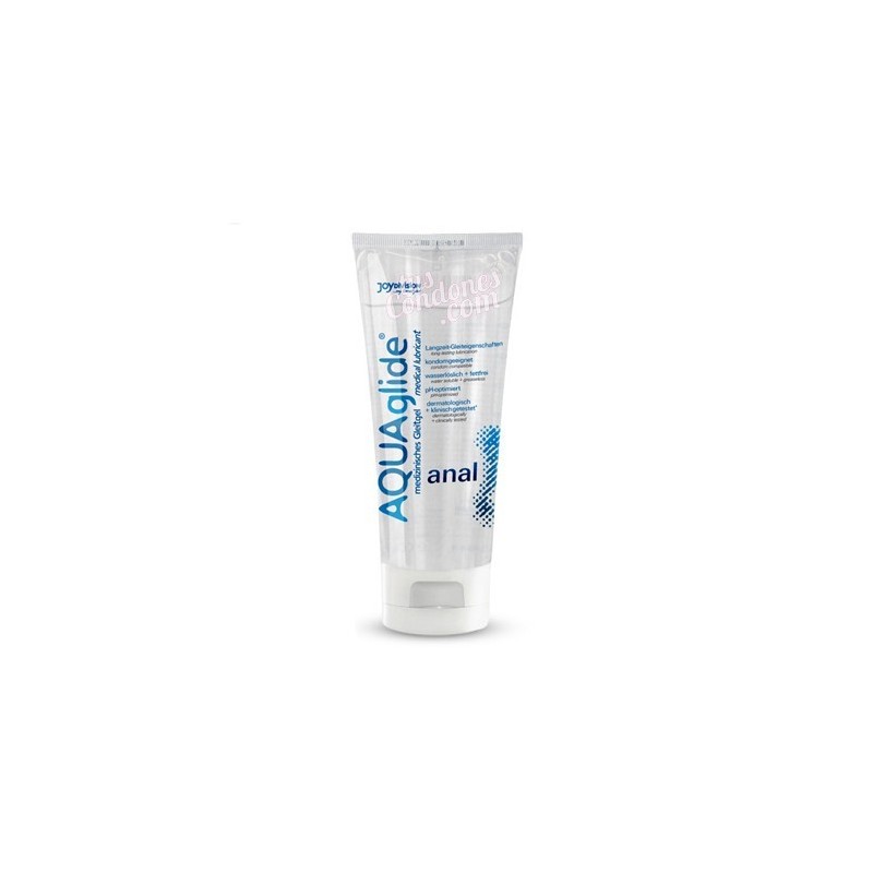 Lubricante anal base agua de la marca Aquaglide 100 ml