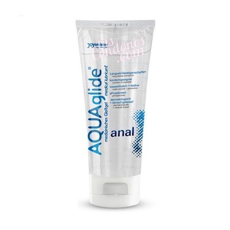 Lubricante anal base agua de la marca Aquaglide 100 ml