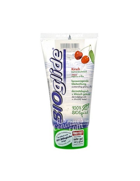 Lubricante comestible bio Bioglide sabor Cereza 80 ml