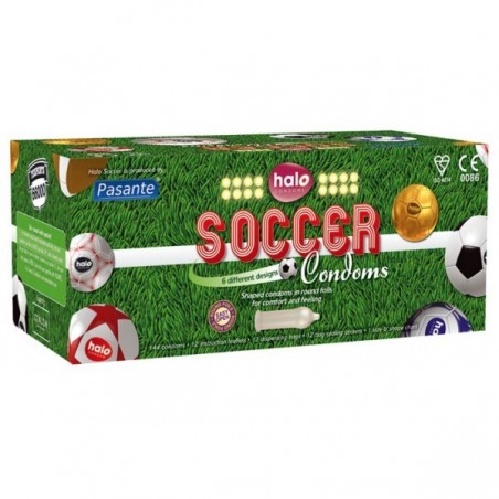 Preservativos Pasante Soccer bolsa de 144 uds. Pack ahorro