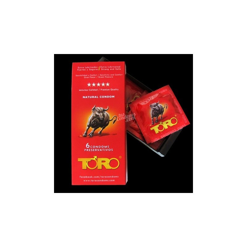 Condones aroma Jazmín marca Toro caja 6 unidades