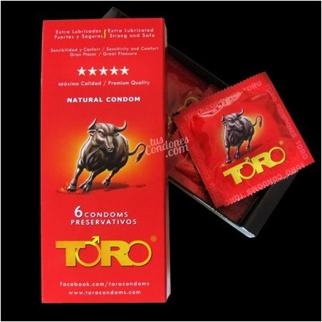 Condones aroma Jazmín marca Toro caja 6 unidades