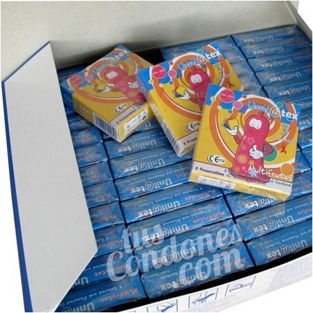 Condones Vending Unilatex Sabores caja de 144 condones