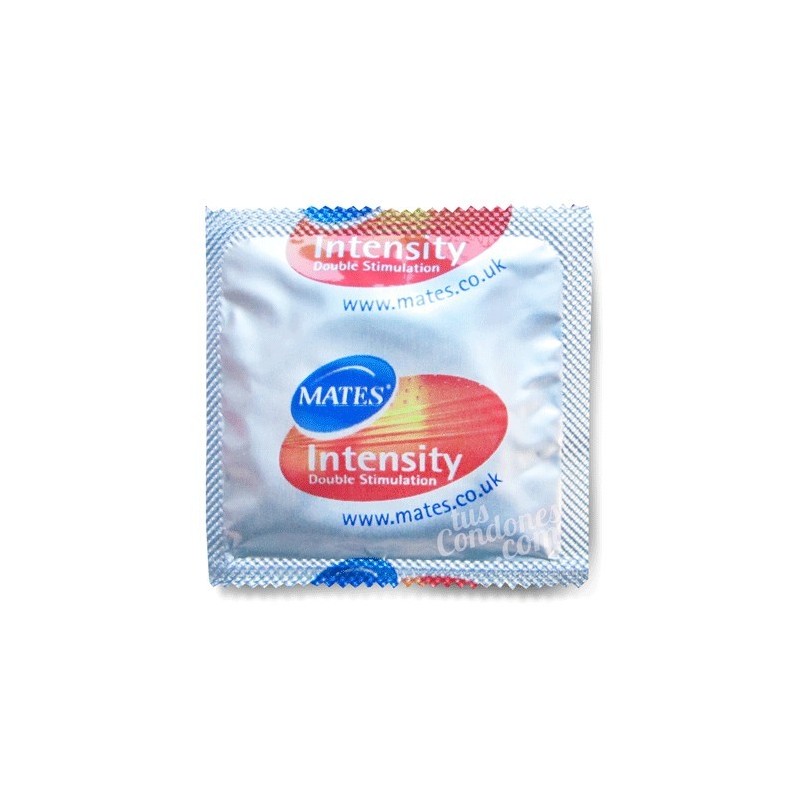 Condones estriados Mates Intensity bolsa de 144 unidades