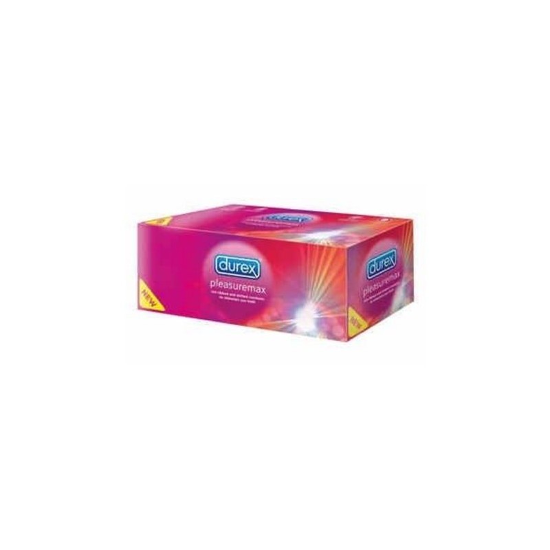 Condones Durex Pleasuremax. Bolsa de 144 unidades