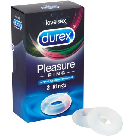 Dos anillos de placer marca Durex