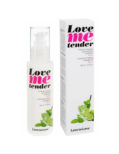 Masaje caliente sabor Mojito 100ml Love to Love