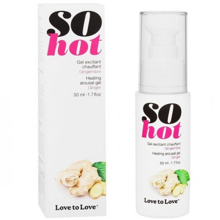 Gel lubricante excitante con efecto calor 50ml Love to Love