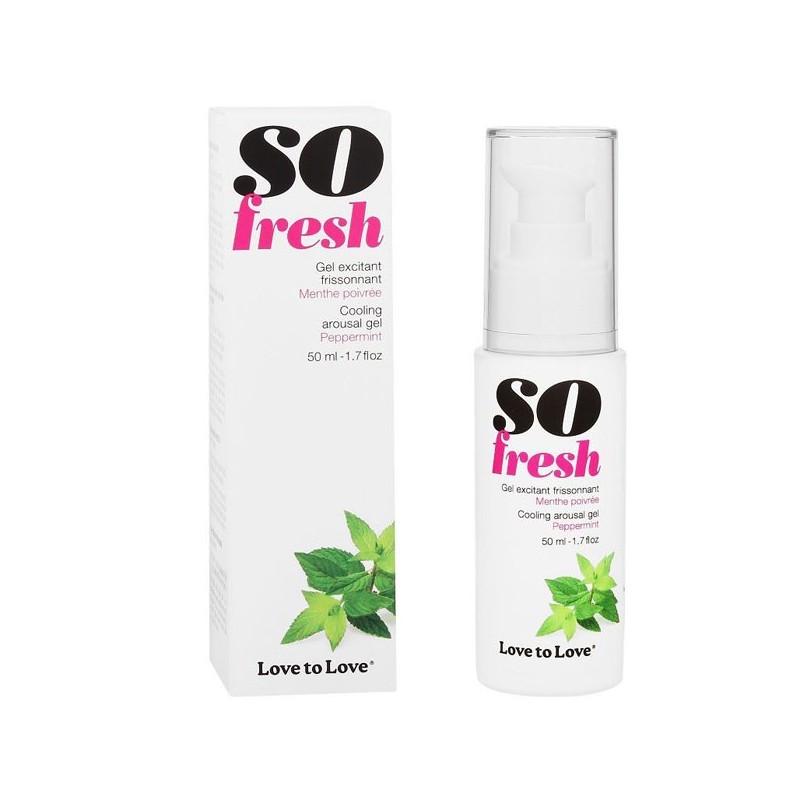 Gel lubricante excitante con efecto frío 50ml Love to Love