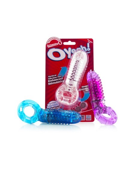 Anillo vibrador gigante O Yeah. Suave y efectiva estimulación!