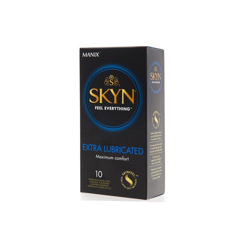 Preservativos Skyn Extra Lubricados,  con lubricante Extra!