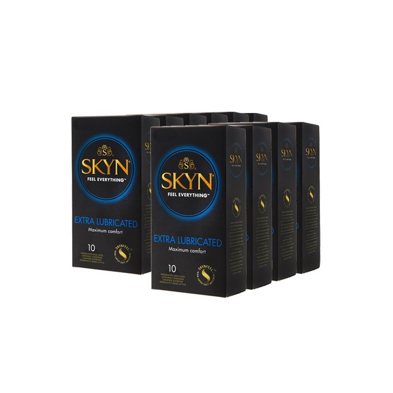 Pack 100 Skyn Extra Lubricados, 70 + 30 Gratis