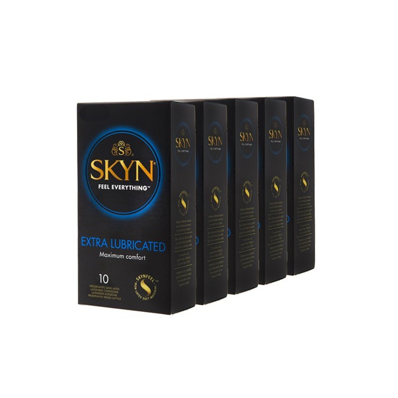 Pack 50 Skyn Extra Lubricados, 40 + 10 Gratis