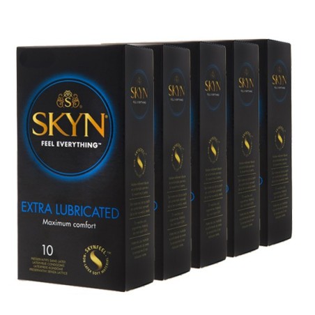 Pack 50 Skyn Extra Lubricados, 40 + 10 Gratis