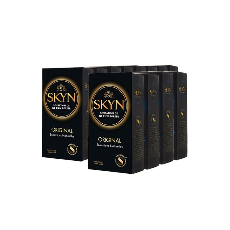 Pack de 120 preservativos Skyn Original, 36 ud gratis!