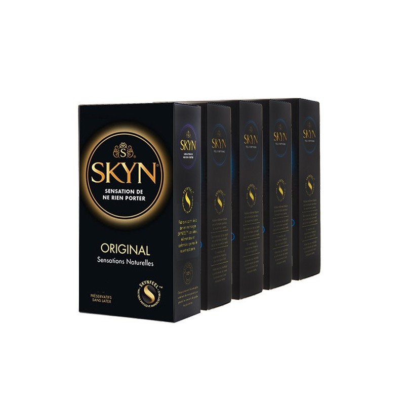 Pack de 60 preservativos Skyn Original, 36 ud gratis!