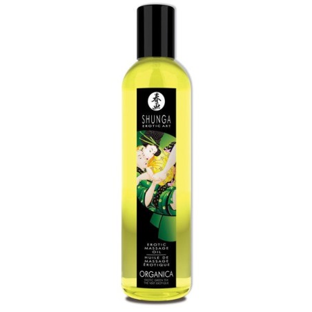 Aceite de masaje erótico Orgánico Té verde Shunga!