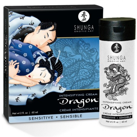 Crema Dragón Sensitive de Shunga 60ml, en Oferta