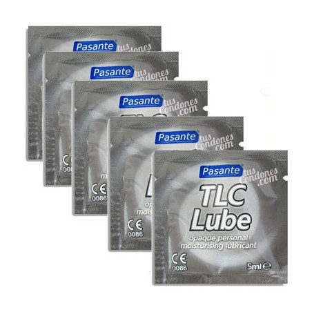 Pack de 5 sobrse Pasante TLC 5 ml para sexo anal