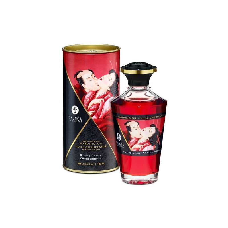 Aceite caliente comestible Shunga sabor Cereza!