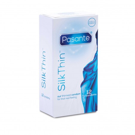 Preservativos Ultra finos Pasante Silk Thin caja 12 uds