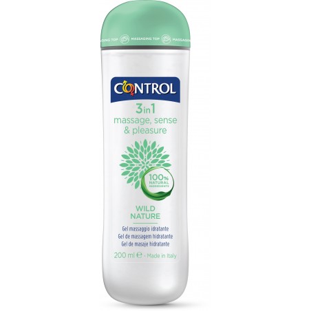 GEL LUBRICANTE 3EN1 CONTROL WILD NATURE