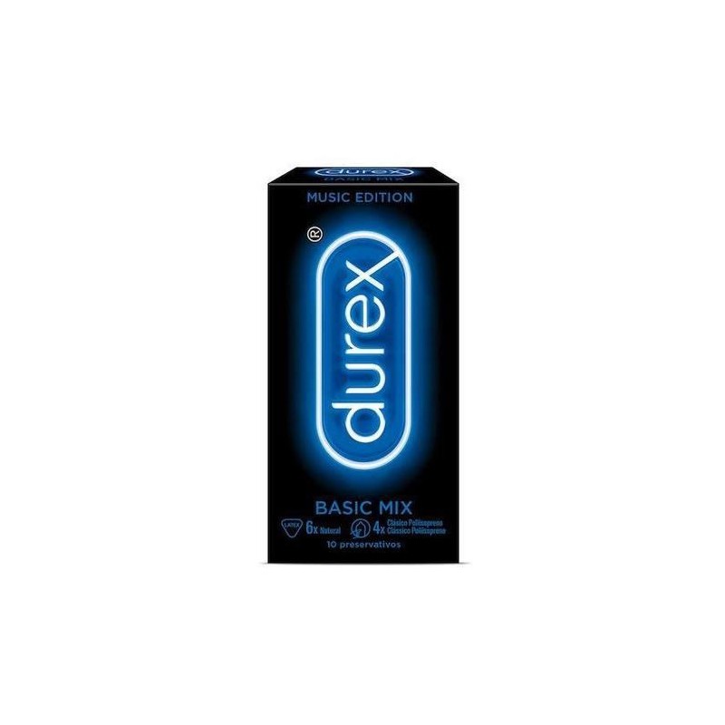 Durex Preservativos Basic Mix 10 condones mixtos