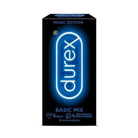 Durex Preservativos Basic Mix 10 condones mixtos