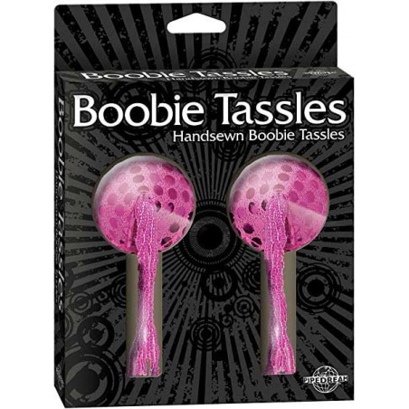 Cubre pezones Bobbie Tassels con brillantes y colgantes