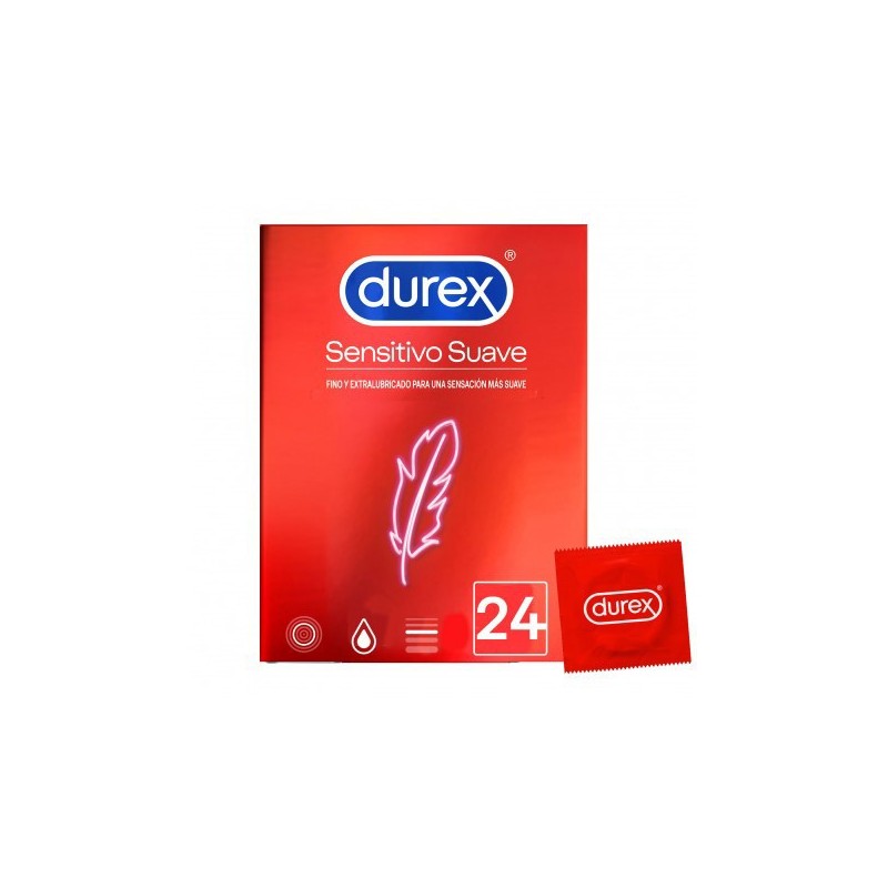 Preservativos Durex Fino Sensitivo 24 uds