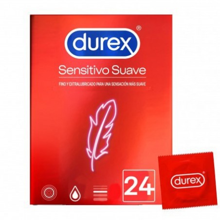 Preservativos Durex Fino Sensitivo 24 uds