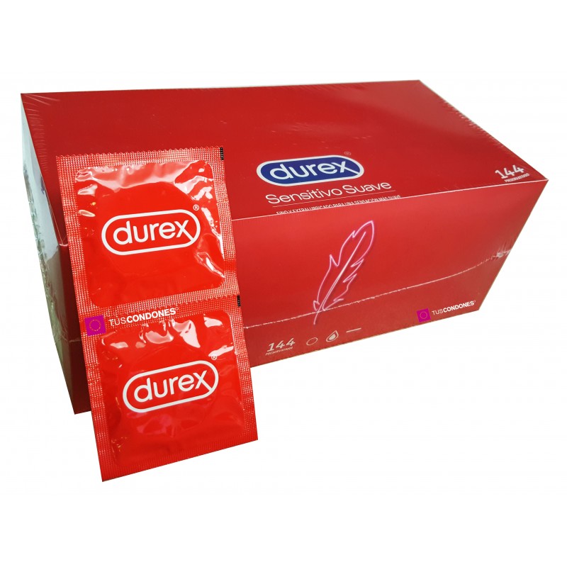 Condones Durex Sensitivo Elite. Caja 144 preservativos