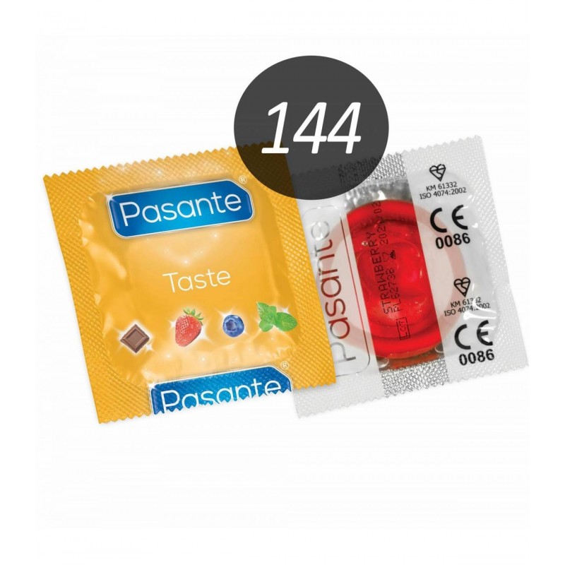 Preservativo Pasante sabor fresa 144 unidades