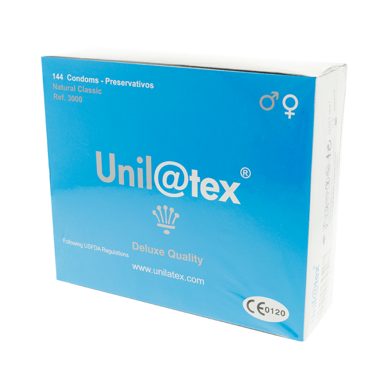 Condones Unilatex Natural caja de 144