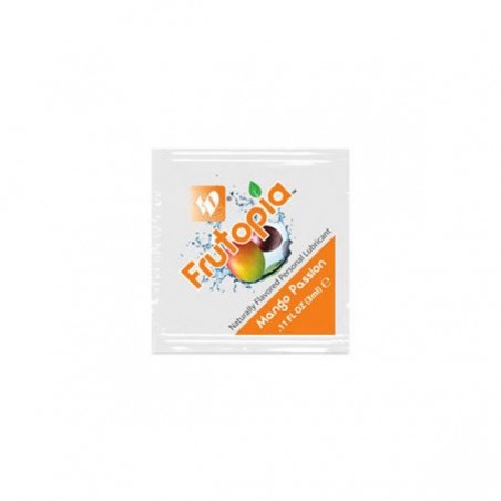 Lubricante sabor mango de la marca Id Frutopía 3 ml