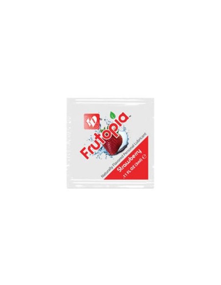 Lubricante sabor Fresa de la marca Id Frutopía 3 ml