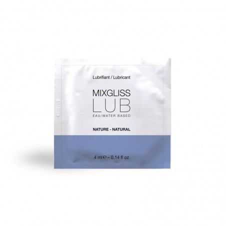 Mixgliss Natural Monodosis Lubricante base de agua neutro 4 ml