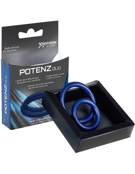 Juego de anillos para pene potenz duo Joydivison transp