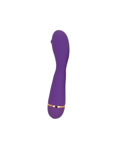 Vibrador Silicona Flexible 20 Modos Vibración Morado