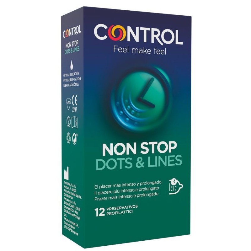 Condones doble efecto Control Non Stop, más tiempo de placer!