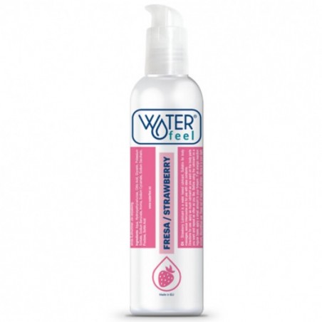 Lubricante comestible fresa marca Waterfeel 200 ml