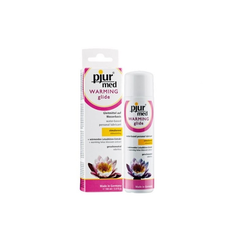 Lubricante natural efecto calor Pjur Med 100ml